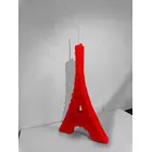 SKP Decor Parisian Romance Eiffel Tower Soy Wax Candle Pair - Red Rose (Set of 2)