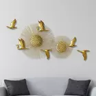 Arte mural de metal Divine Raybird - Diseño de rayos de sol radiantes