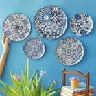 Indigo Jaipur Iron Wall Plates Set of 5