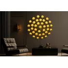 Divine Solarburst Gold Metal Wall Art - 64x64