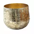 Handmade Silver and Gold Decorative Bowl - Elegant Home Decor Centerpiece