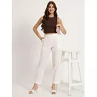 White Cotton Pants - Comfortable & Breathable Everyday Wear
