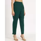 Bottle Green Cotton Pants - Comfortable & Stylish Everyday Wear