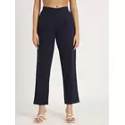 Navy Blue Cotton Twill Pants - Comfortable & Versatile