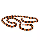 Halloween Flare Wool Felt Garland - Orange and Black, Handcrafted Decor