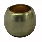 Vintage Vault Aluminum Decorative Vase - Golden Flaire Pot for Home Décor
