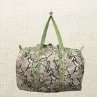 Handmade Cotton Quilted Duffle Bag - Eco-Friendly Travel Companion