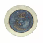 Luxury Burnt Blue Glazed Iron Decorative Platter - 41cm Diameter