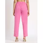 Blush Pink Cotton Comfort Pants - Soft, Breathable & Stylish