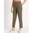 Pantalones de sarga de algodón gris ceniza: corte clásico, cómodos y elegantes.