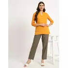 Pantalones de sarga de algodón gris ceniza: corte clásico, cómodos y elegantes.