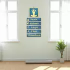 Handcrafted Yoga-Themed Wall Hanging - Spiritual Meditation Decor