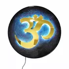 Handcrafted Backlit OM Wall Art - Spiritual LED Home Decor