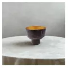 Copper Gold Metal Decorative Bowl - 33x33x40 cm