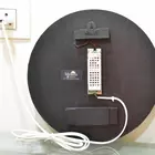 Krishna LED Wall Art - 12 Inch Divine Flute Silhouette with Backlit Glow