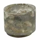 Mercury Glass Decorative Vase - Distressed Silver & Gold Vintage Style