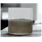 Vintage Black & Gold Ribbed Glass Diwali Ornament - Teardrop Shape