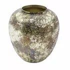 Rustic Gold Iron Decorative Flower Vase - 5.12 x 10.24 x 11.02 inch