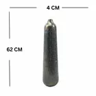 Large Decorative Metal Vase - Modern Distressed Finish - Indoor/Outdoor