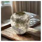 Rustic Gold Iron Decorative Flower Vase - 5.12 x 10.24 x 11.02 inch
