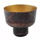 Copper Gold Metal Decorative Bowl - 33x33x40 cm