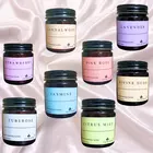 La Aromas Sandalwood Soy Candle - Calming Amber Jar Home Fragrance