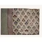 Hand Block Printed Glazed Cotton Bedcover Set - Floral Web Design