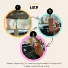 La Aromas Sunshine Bliss: perfume para coche de lavanda y naranja para viajes radiantes