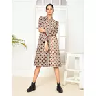 Veste longue pour femme Mia Cotton - Imprimé Dabu fait main