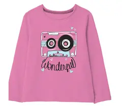 Camisetas estampadas de algodón para niñas