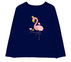 Camisetas estampadas de algodón para niñas