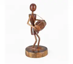 Tribal hantverk Staty-Tribal musikspelare - Adava Dhol