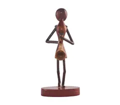 Tribal hantverk Staty-Tribal musikspelare - Tarapkari