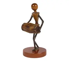 Tribal hantverk Staty-Tribal musikspelare - Adava Dhol