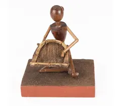 Stamhantverk Statyarbetande stamkvinnor - Sup Vali