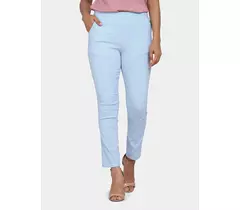 Power Sutra Womens Slim Fit Trousers - Sky Blue