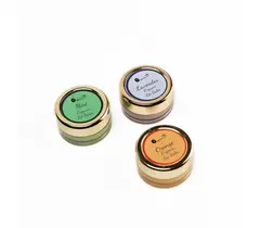 Baume à lèvres bio B, parfum menthe, orange et lavande, lot de 3 - 8 g chacun