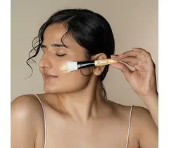 Organisk B ansiktsmask förpackning borste