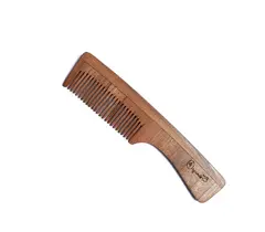 Peigne en bois de neem avec manche