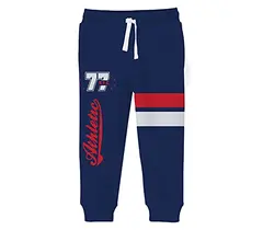 Minicult Trainingshose aus Baumwolle mit grafischen Drucken und Taschen (Pack 1) (Navy)