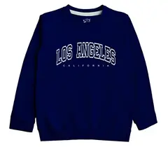 Minikult-tröjor med bomullstryck för pojkar och flickor, idealiska för ljus vinter (paket med 1) (Navy NYC)