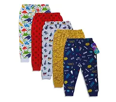 Mini Cult Baumwoll-Pyjama mit Aufdruck für Jungen und Mädchen (5er-Pack) (Mehrfarbig)