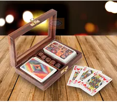 SHRIJICRAFTS Handcrafted Wooden Brain Teaser Puzzle - Brown, 17.78 X 11.43 X 3.81 cm