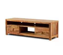 Mueble de TV de madera de mango con cajón