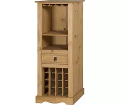 Mueble para vinos de madera de mango