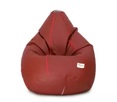 Sattva Classic XXXL Bean Bag Cover (Ingen fyllning) Solbränd med röda kanter