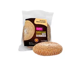 Exfoliante para baño Ramacham Vetiver de Preethy's Boutique, tamaño GRANDE (paquete de 2)