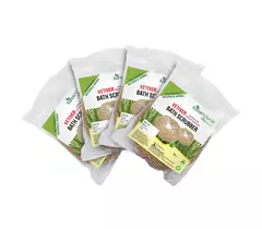 Exfoliante de baño Vetiver Ramacham (paquete de 4)