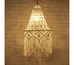 Bella macrame lampshade