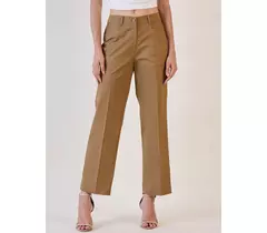 Brown Regular Fit Trouser